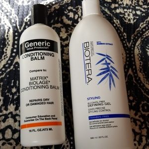 GVP Conditioning Balm & Biotera Defining Gel